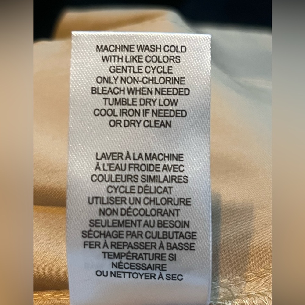 NWT For The Republic Tan Elastic Waist Wide Leg Pants Size Medium - Picture 14 of 14